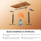 FEZIBO 48 x 24 Inchs Electric Standing Desk, Height Adjustable, Sit Stand Up, Computer Office Desk with Splice Board, Black Frame/Rustic Brown Top - color: Rustic Brown, size: 48x24