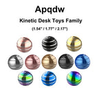 Fidget Toys for Kids, 1.54'' Kinetic Desk Toys, Stocking Stuffers for Kids Teens, Fidget Toys for Adults with Anxiety ADHD EDC (39MM, Silver) - color: Silver