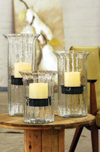 First of a Kind Large Glass Candle Holder - Hurricane Candle Holder with Rustic Insert, Mouthblown by Artisans in Colombia - Perfect for Home Decor, Centerpieces, Display with Personal Memorabilia - size: Large
