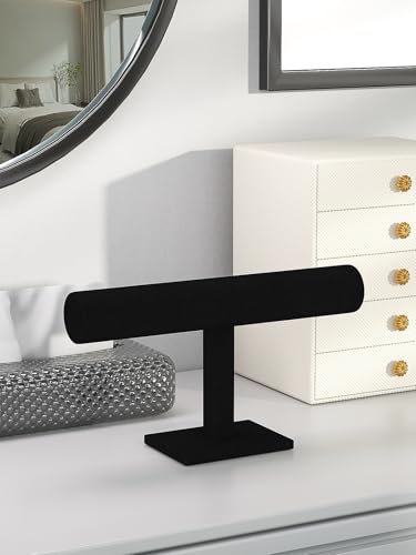 Bracelet Holder Stand,Bracelet Organizer Display for Selling,Bangle Organizer for Women,Watch Storage Holder for Men,Jewelry Business Supplies (Black) - style: Style 2 （Black 1 Tier ）