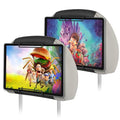 WONNIE 2 Pack Car Headrest Holder for 10-12.9" Large Size Tablets - size: 2 Pack- fits 10-12.9" tablet