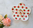 Teen Girls Gifts - Trendy Preppy Stuff - Aesthetic Bedroom Decor - Preppy Room Decor - Checkered Jewelry Tray - style: Strawberry