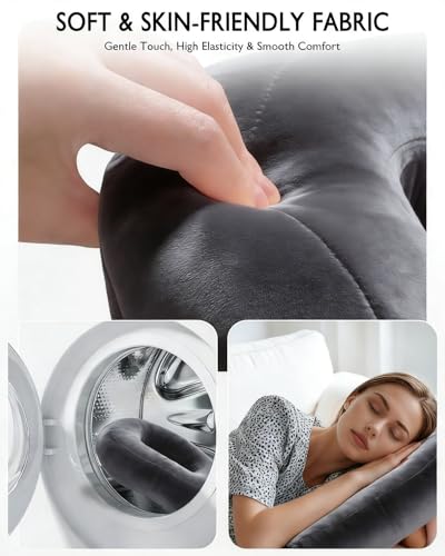 Miledi Tablet Pillow Stand, Compatible with 4.7"-12.9" Kindle, iPad, Phone/Tablet, 360° Rotating Phone Holder for Bed, Detachable Bowl, Reading and Relaxation on Bed (Black) - color: Black