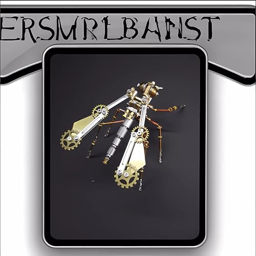 Mechanical Metal 3D Insect Mosquito Model Brass Puzzle Steampunk Electric Mechanical, Assembly DIY Gift Craft Hobby for Family and Friends (Mosquito A) - style: Mosquito A