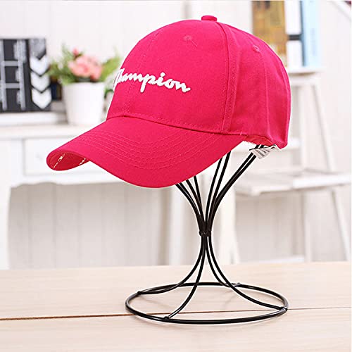 A-SZCXTOP Metal Wig Stand Holder, 12.6inch Stable Sturdy Wig Head Display, Durable Hat Storage Stand, Freestanding Wig Stand for Decoration Display-Black