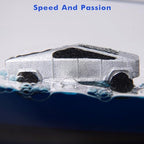Honsheng Unsinkable Truck Pickup Car Toy Model Acrylic Paperweight Desk Decorations Liquid Wave Cruise Ship Fluid Drift Bottle Boat in a Box Toys - size: Small