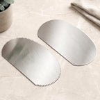 10 Pcs Metal Ribs for Pottery Clay Scraper Stainless Steel Pottery Tools Clay Ribs Serrated Sculpture Cutter Scraper Crafts Tool Ceramics Sculpting Tools Kit for Texturing Modeling Potter Artists