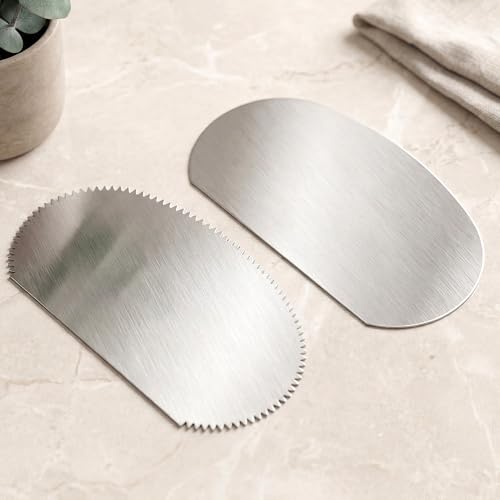 10 Pcs Metal Ribs for Pottery Clay Scraper Stainless Steel Pottery Tools Clay Ribs Serrated Sculpture Cutter Scraper Crafts Tool Ceramics Sculpting Tools Kit for Texturing Modeling Potter Artists