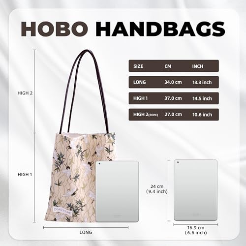DGAZ Designer Hobo Bags for Women, Luxury Tote Bag with Zipper, Large Shoulder Bags - color: Custom
