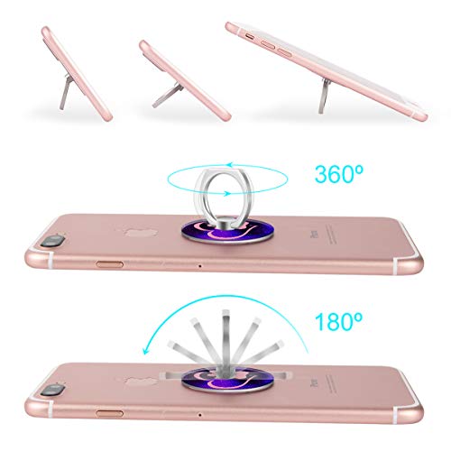 Bonoma Phone Ring Stand, 3 Pack Dog Paws 360 Degree Rotation Finger Grip Stand Holder Compatible with Smartphones and Tablets - color: Dog Paws