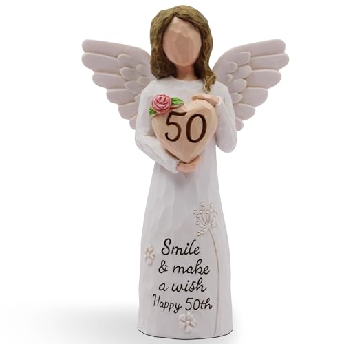 50th Birthday Gifts for Her, 50th Birthday Gifts for Women, 50 Year Old Gifts for Women, Sculpted Hand-Painted Figurine - style: 50th Birthday Gifts