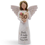 50th Birthday Gifts for Her, 50th Birthday Gifts for Women, 50 Year Old Gifts for Women, Sculpted Hand-Painted Figurine - style: 50th Birthday Gifts
