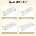 [Luxury] Kitchen Soap Dispenser Set - 16OZ White Glass Bottle, Stainless Steel Pump, Instant Dry Tray, Waterproof Labels, Non-Slip Silicone Pad, and Dish Brush | Upgrade for Your Kitchen and Bathroom - color: White Bottle + Black Pump
