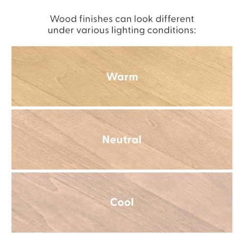 Plank+Beam Modern Solid Wood Console Table, 46.25 Inch, Sofa Table, Narrow Entryway Table for Hallway, Behind The Couch, Living Room, Foyer, Easy Assembly, Blonde - color: Blonde, size: 46 Inch