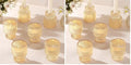 DARJEN 6 Pcs Gold Candlestick Holders - Glass Taper Candle Holders Tealight Votive Candle Holders for Table Centerpieces, Wedding, Dinner Party, Home, Gifts (Pack of 2) - color: Gold, size: 6Pcs (Pack of 2)