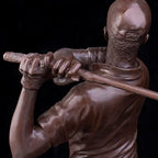 Realong Classical Golf Man Bronze Statue, 22.8'' Bronze Golfer Figurine Sculpture Modern Art Home Office Decor Crafts Ornament Gift - size: 22.8" Black Man