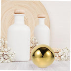 Modern Nordic Ceramic Ball Sculpture for Living and Office Decor Abstract Geometric Art Ornament for Shelf Table Centerpiece Unique Porcelain Ball Statue Accent