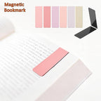 6 Pcs Metal Book Ends for Shelves, Modern Black Small Bookends Organizer, Minimalist Book Stopper & Invisible Metal Book Ends for Home Office Décor