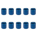 Mega Candles 10 pcs Dark Blue 1/2 Inch Diameter Ceramic Chime Ritual Spell Candle Holders, Great for Casting Chimes, Meditation, Rituals, Spells, Vigil, Witchcraft, Wiccan Supplies - color: Dark Blue, size: 10 Pieces