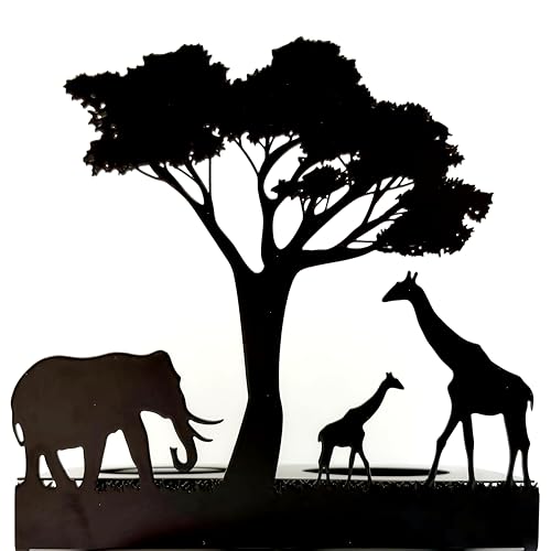 Candle Holders Metal, Creative Animal Elephant Form Candlestick Holder, 2 Holders Vintage Table Decorative Candlelight Candle Stand for Desk Home Decor Party