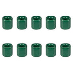 Mega Candles 10 pcs Green 1/2 Inch Diameter Ceramic Chime Ritual Spell Candle Holders, Great for Casting Chimes, Meditation, Rituals, Spells, Vigil, Witchcraft, Wiccan Supplies - color: Green, size: 10 Pieces