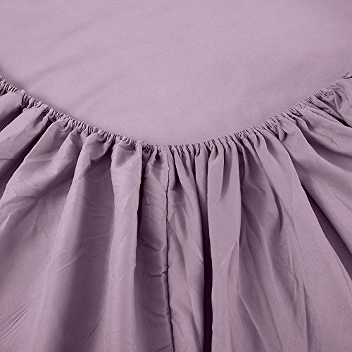 Sfoothome Lavender Queen Sheets Set - Hotel Luxury 4-Piece Bed Set, Extra Deep Pocket, 1800 Series Bedding Set, Wrinkle & Fade Resistant, Sheet & Pillow Case Set (Queen, Lavender) - color: Lavender-4 Pieces, size: Queen