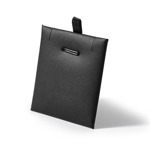 Oirlv 10 PCS Jewelry Cards PU leather Earring Necklace Card for Selling Jewelry Display Cards - style: PJ01103