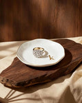Personalized Ceramic Ring Dish - Monogrammed Jewelry Tray, Handcrafted Room Decor Engagement Wedding Present - Mothers Day Valentines Christmas Birthday Gift Women, Engraved Initial k - style: k