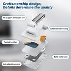 Foldable Phone Holder for Desk - Adjustable Angle Cell Phone Stand for iPhone, Samsung & Other Smartphones - color: Bohemian Spots