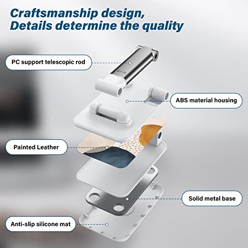 Foldable Phone Holder for Desk - Adjustable Angle Cell Phone Stand for iPhone, Samsung & Other Smartphones - color: Bohemian Spots