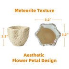 Concrete Match Holder with Strike,Modern Cement Matchstick Jar for Fireplace Mantle, Bathroom & Living Room Decor, Gift with Secure Packaging,No Matches