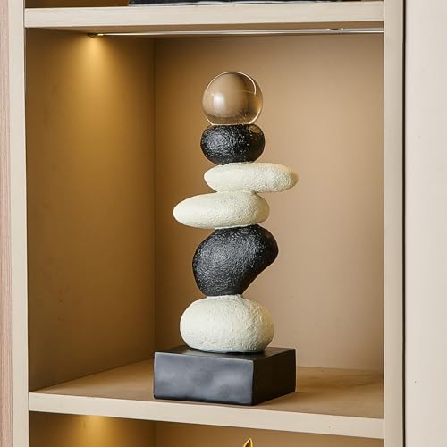 Art Stone Sculptures Home Decor - Modern Bookshelf & Desk Decor