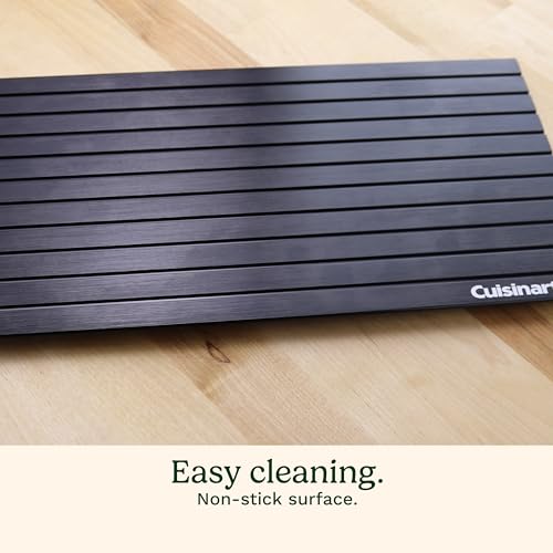 Cuisinart BBQ Defrosting Tray, Conductive Aluminum Rapid Thaw Plate for Frozen Meat, Quick Defrosting Tool that Preserves Natural Flavors, Non Stick Easy to Clean Kitchen Gadget & Grilling Accessories - size: 13.8" x 7.8" x 0.5"