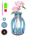 ILYUFO Diamond Art Kits for Adults, DIY Vase Diamond Art, Diamond Painting Kit, Ideal Desktop Ornaments & Thoughtful Female Gifts (Ocean) - color: ocean