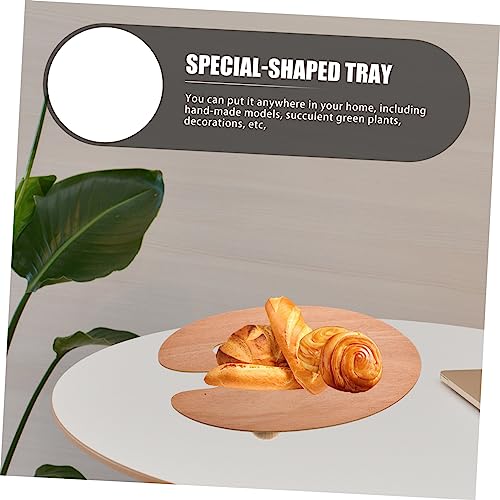 Abaodam 1set Special-Shaped Tray for Storage Unique Design for Fruits Snacks Jewelry Versatile Desktop Organizer for Home Office