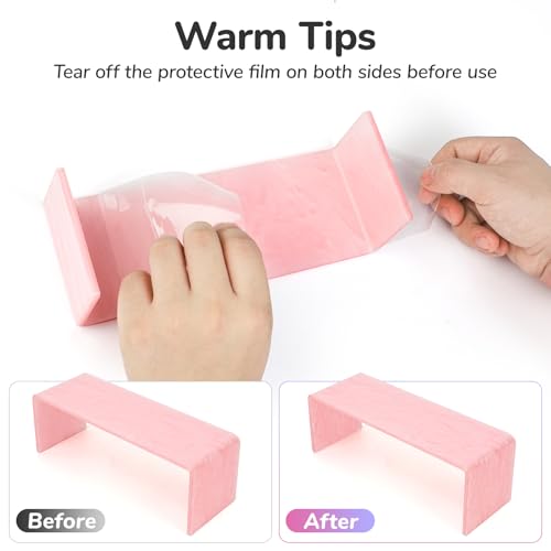 Pink Acrylic Risers Display Stand - 3 Tier Stand For Pop Figures , Rainbow Cupcake Stand , Rectangle Shelf , Perfume Organizer , Dessert Stand (1 set)