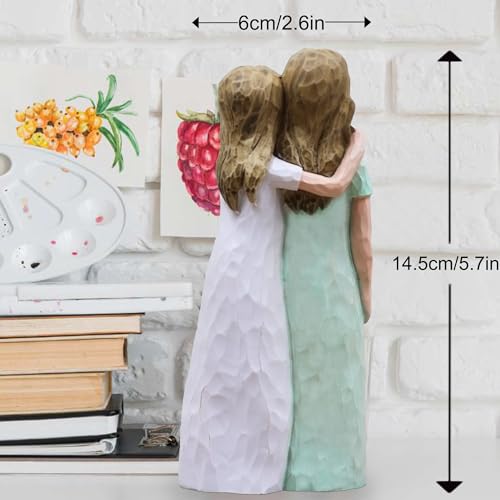 Gifts for Mom, Birthday Gifts for Mom from Daughter, Sculpted Hand-Painted Figurine (Green) - color: Green