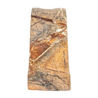 Bloomingville Marble Wave Double Taper Candle Holder, Brown Forest - color: Brown