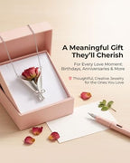 DIY Flower Bouquet Necklace Wearable Vase Pendant Insert Real Dried Flowers Handmade Customizable - color: 1pc(no Flower)