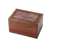 Solid Rosewood Border Engraving Handcarved Cremation Urn - Medium, Wooden Urn