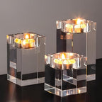 Votive Candle Holder Set of 3, Glass Votive Cande Holders Bulk, Tealight Cande Holder for Home Decor, Wedding,Christmas,Thanksgiving - size: 3 Pcs