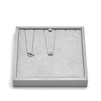 Oirlv Microfiber Jewelry Pendant Display Tray Easy-Assemble Modular Jewelry Tray - style: P13508
