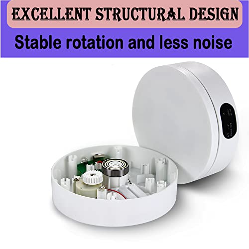 YVV Electric Rotating Display Stand 360°Automatic Mute Photography Rotating Turntable Stand,Cup Display Turner Stand, Rotating Base for Glitter Tumblers Making Supplies Spinner, Record Video 16CM - size: 6.29 * 1.96 inch