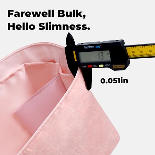 DGAZ Lightweight-Purse Organizer Insert for Coach City Bag,silk and DupontPaper handbag inner for Luxury Bags(Zip top 30,Pink) - color: Pink, size: Zip top 30