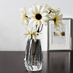 kitCom Flower Vase, Modern Mini Crystal Vase, Lead-Free Flower Vase, European Crafted for Table, Home Decoration, Wedding or Luxury Gifts, 2.4 x 2.4 x 4 Inches - size: 2.4×2.4×4 Inches