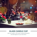 Amosfun Mosaic Candle Holder Stained Glass Home Decoration Table Candlestick Scented Candle Stand Tealight Holders Table Centerpieces