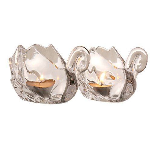 Godinger SWAN VOTIVE HOLDER - SWAN VOTIVEHOLDER PAIRS