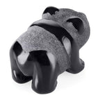 2" Obsidian Panda Figurine for Harmony& Resilient Gentleness,Panda Bear for Quiet Power of Nature,Panda Decor for Homes&Offices