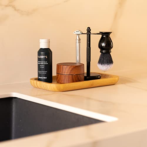 Bamboo Vanity Tray, Bathroom Counter Tray, Toilet Tank Top Tray for Organizing and Decor Display, 11.8 x 5.1 x 0.8 inch - size: 11.8" x 5.1" x 0.8"