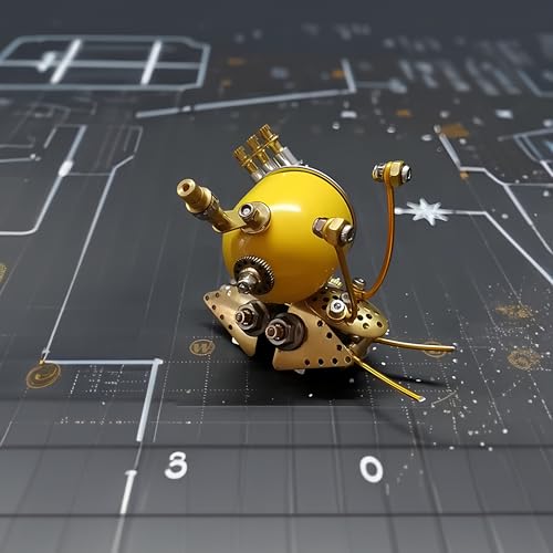 Mechanical Metal DIY 3D Insect Brass 3D Puzzles for Adults Snail Metal Models for Family and Friends (Snail-Y) - style: Snail-Y